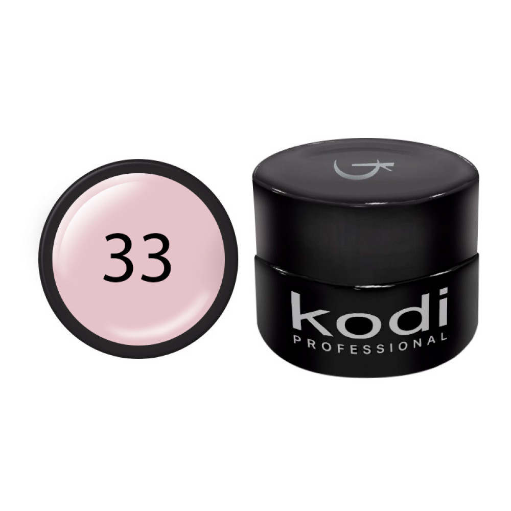 Гель-фарба Kodi Professional 33. колір рожевий абрикос. 4 мл