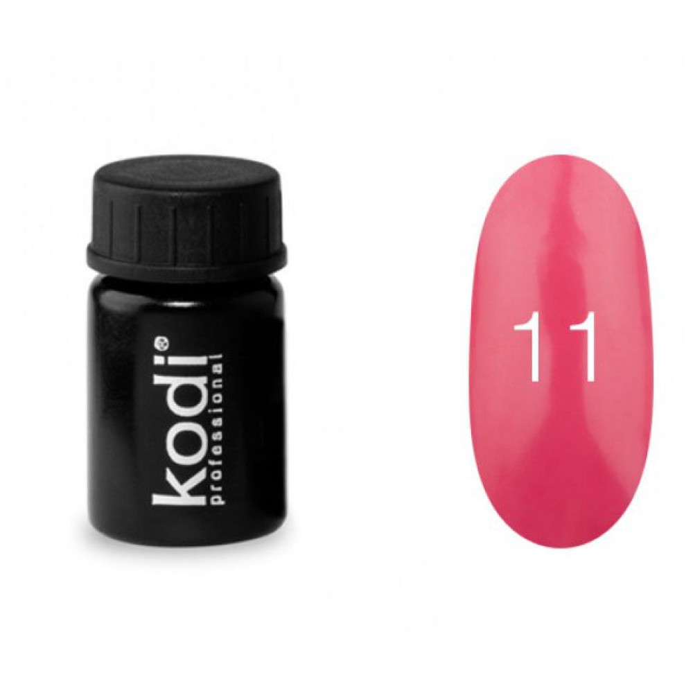Гель-фарба Kodi Professional 11, колір ніжно-рожевий, 4 мл