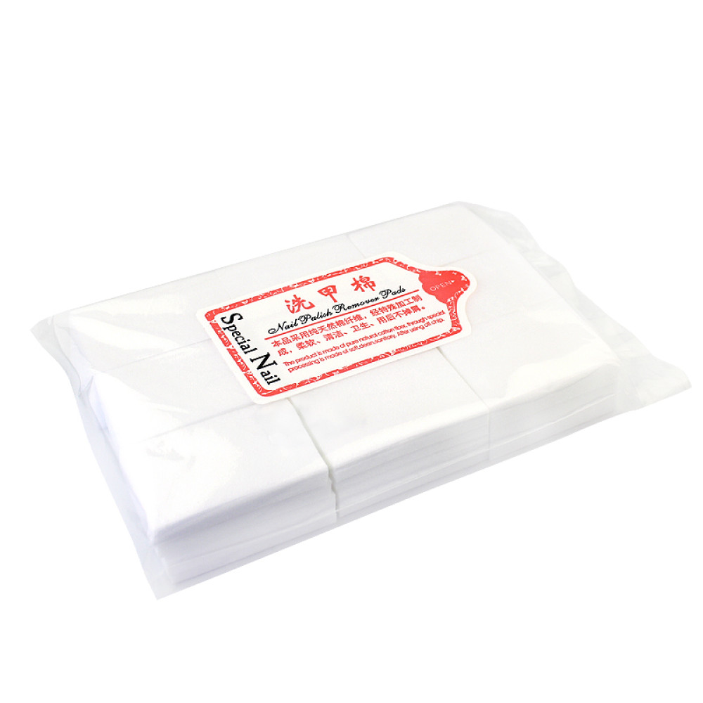 Салфетки безворсовые, белые в упаковке 6х4 см 400 шт