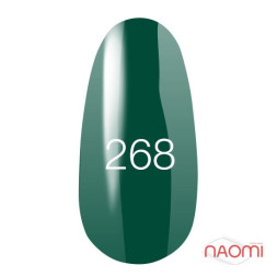Гель-лак Kodi Professional 268 бірюзово-зелений, 8 мл