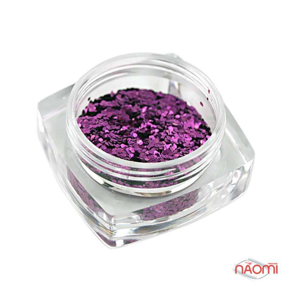 Декор для ногтей Salon Professional Чешуя, цвет фиолетовый, мелкая