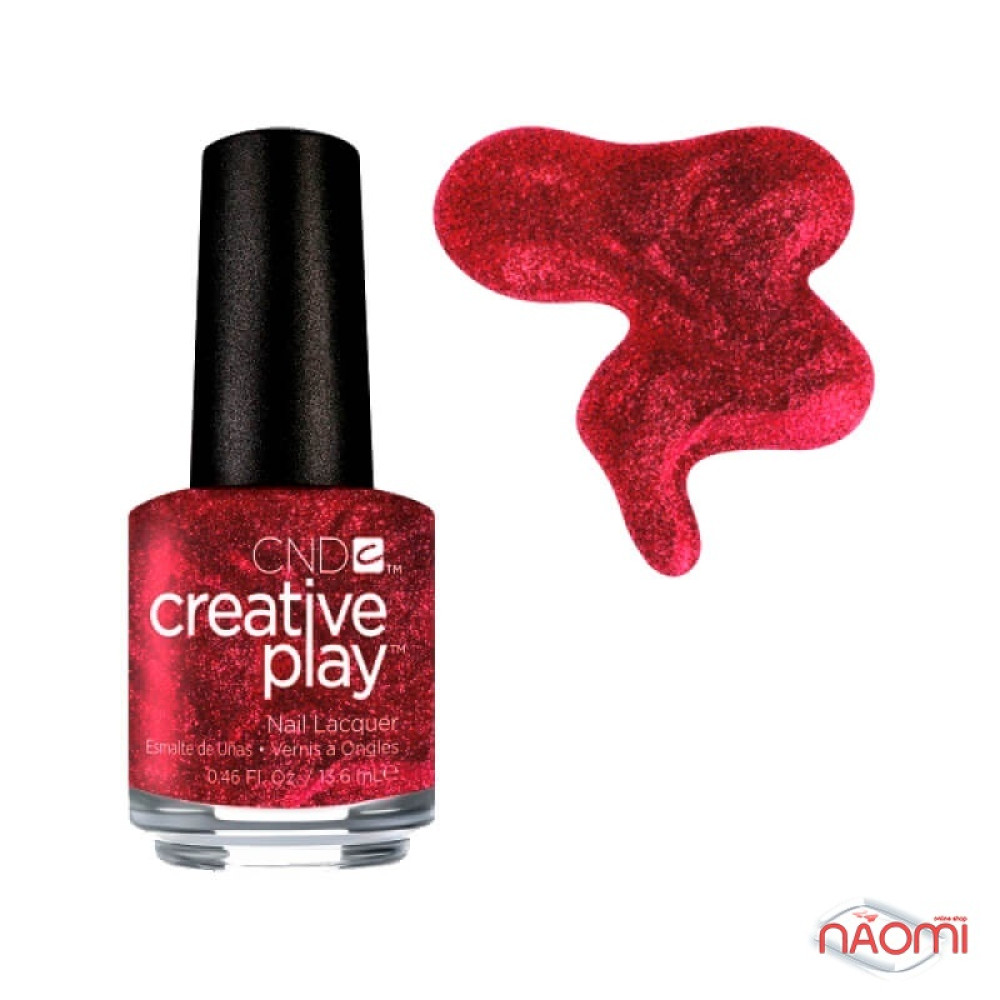 Лак CND Creative Play 415 Crimson Like It Hot, красный, 13,6 мл