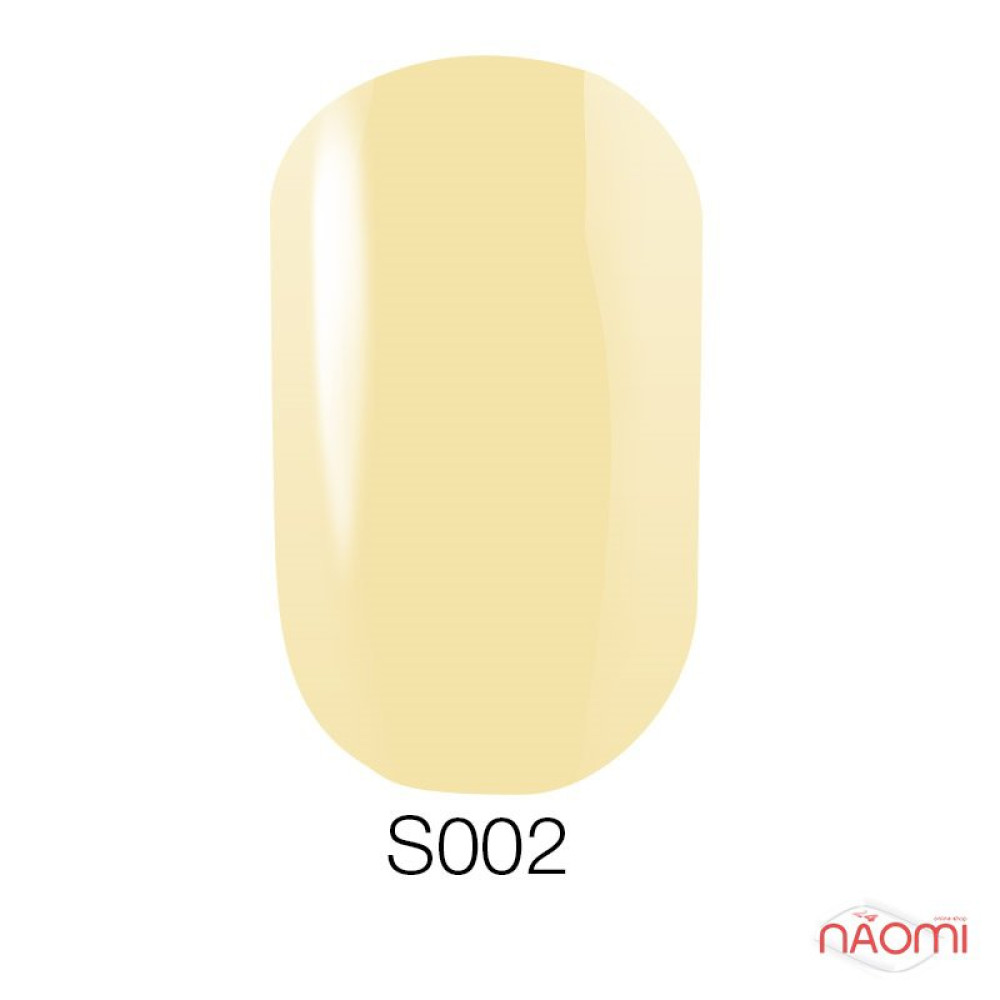 Лак Naomi S002 бледно-желтый, 12 мл