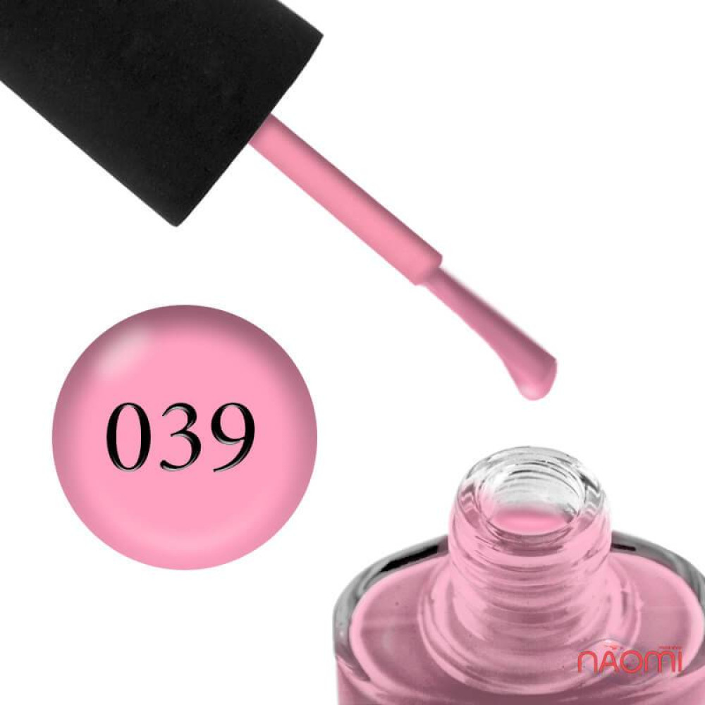 Лак NUB 039 Balery Pink розовый. 14 мл