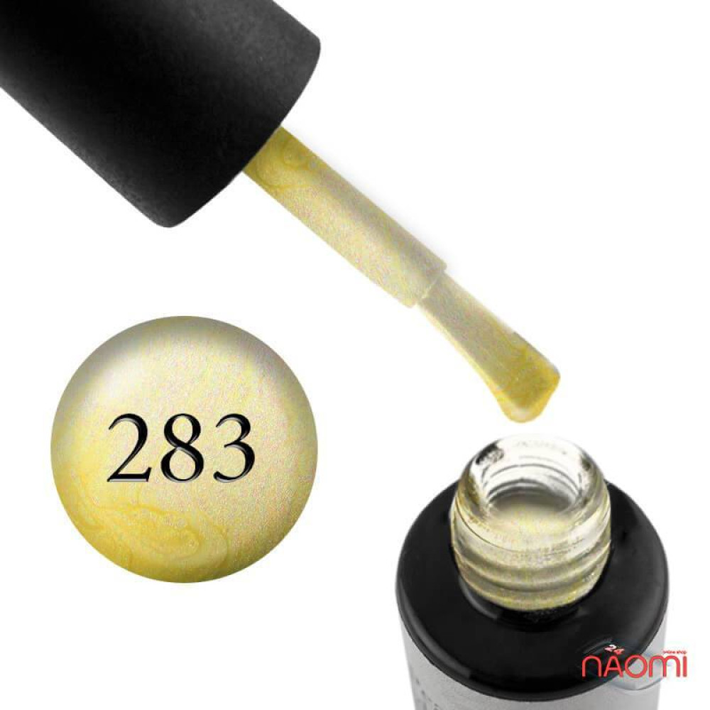 Гель-лак Naomi Pearl Radiance 283 желтый с салатовым переливом, перламутровый, полупрозрачный, 6 мл