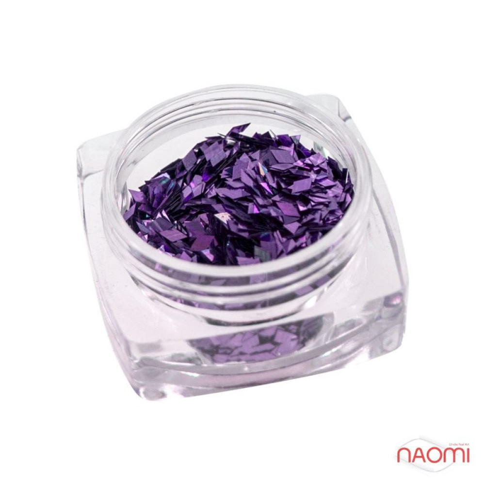 Декор для ногтей Salon Professional Ромбики, цвет фиолетовый