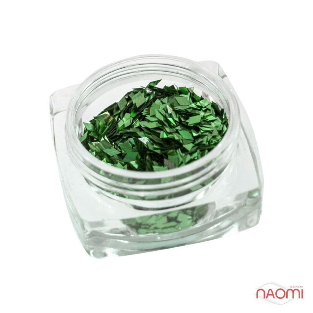 Декор для нігтів Salon Professional Ромбики. колір зелений 021 008