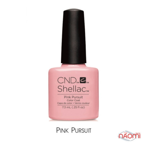 CND Shellac Flirtation Pink Pursuit, кремовий рожевий, 7,3 мл, фото 1, 431 грн.