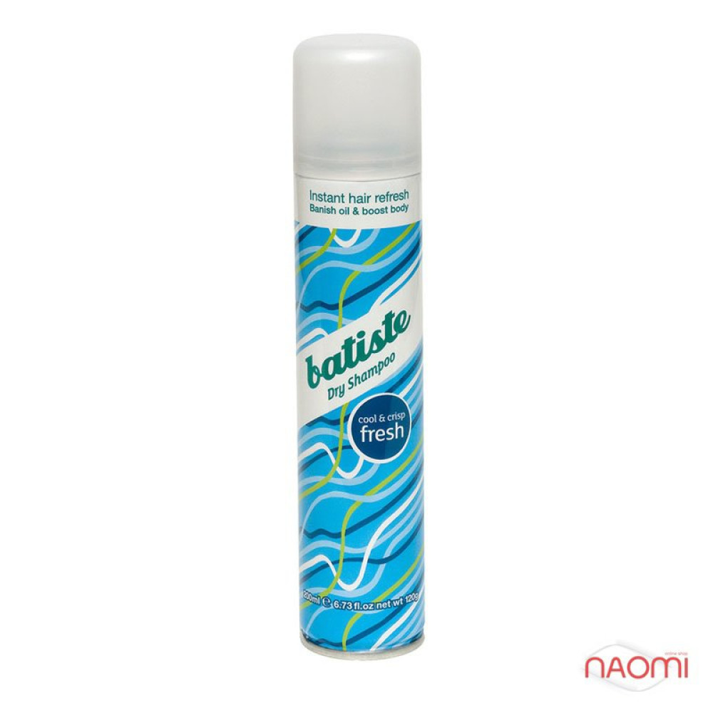 Сухой шампунь для волос - Batiste Dry Shampoo, Light Breezy Fresh, 200 мл
