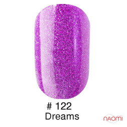 Гель-лак Naomi 122 Dreams фіолетовий з блиском, 6 мл
