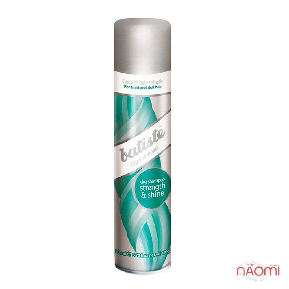 Сухой шампунь для волос - Batiste Dry Shampoo, Strenght and Shine, 200 мл