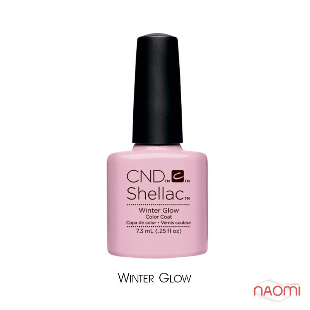 CND Shellac Aurora Winter Glow тілесно-рожевий, 7,3 мл