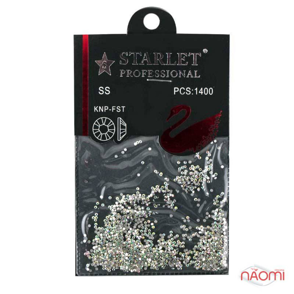 Стразы Starlet Professional ss3 AB, 1440 шт.