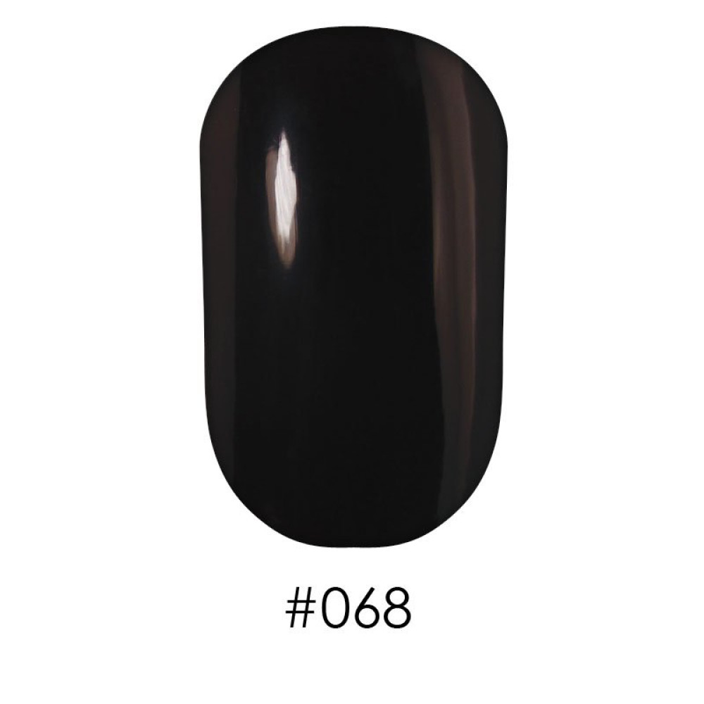 Лак Naomi 068 коричнево-черный, 12 мл