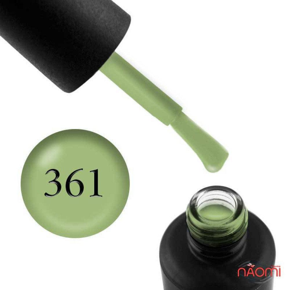 Гель-лак My Nail 361 серо-зеленый, 9 мл