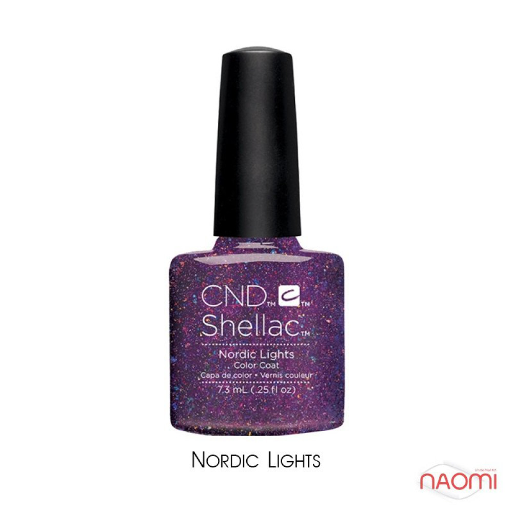 CND Shellac Aurora Nordic Lights бордово-фиолетовый, 7,3 мл