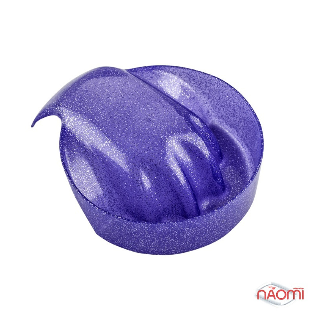 Ванночка для маникюра гламур. цвет фиолетовый