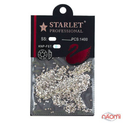 Стрази Starlet Professional №6, колір срібло, 1400 штук в упаковці