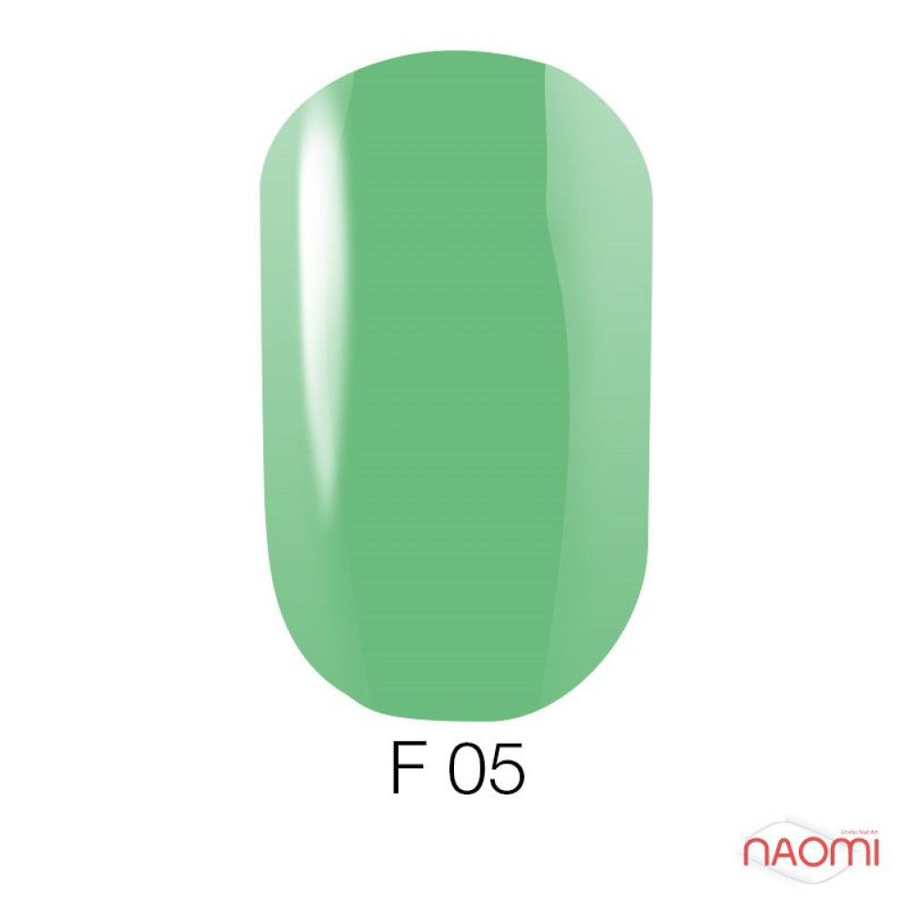 Гель-лак Go Fluo 005 молочно-зеленый с флуоресцентным эффектом. 5.8 мл