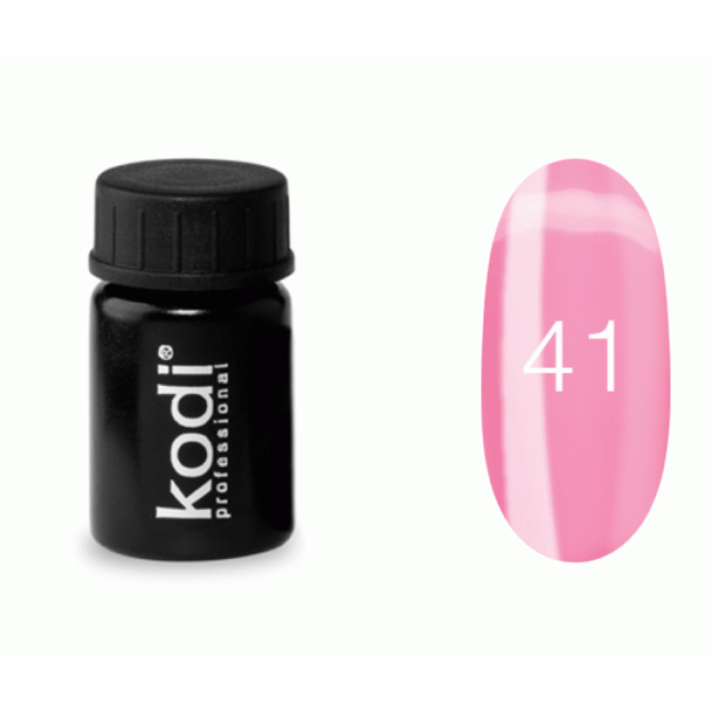 Гель-краска Kodi Professional 41. цвет розовый. 4 мл