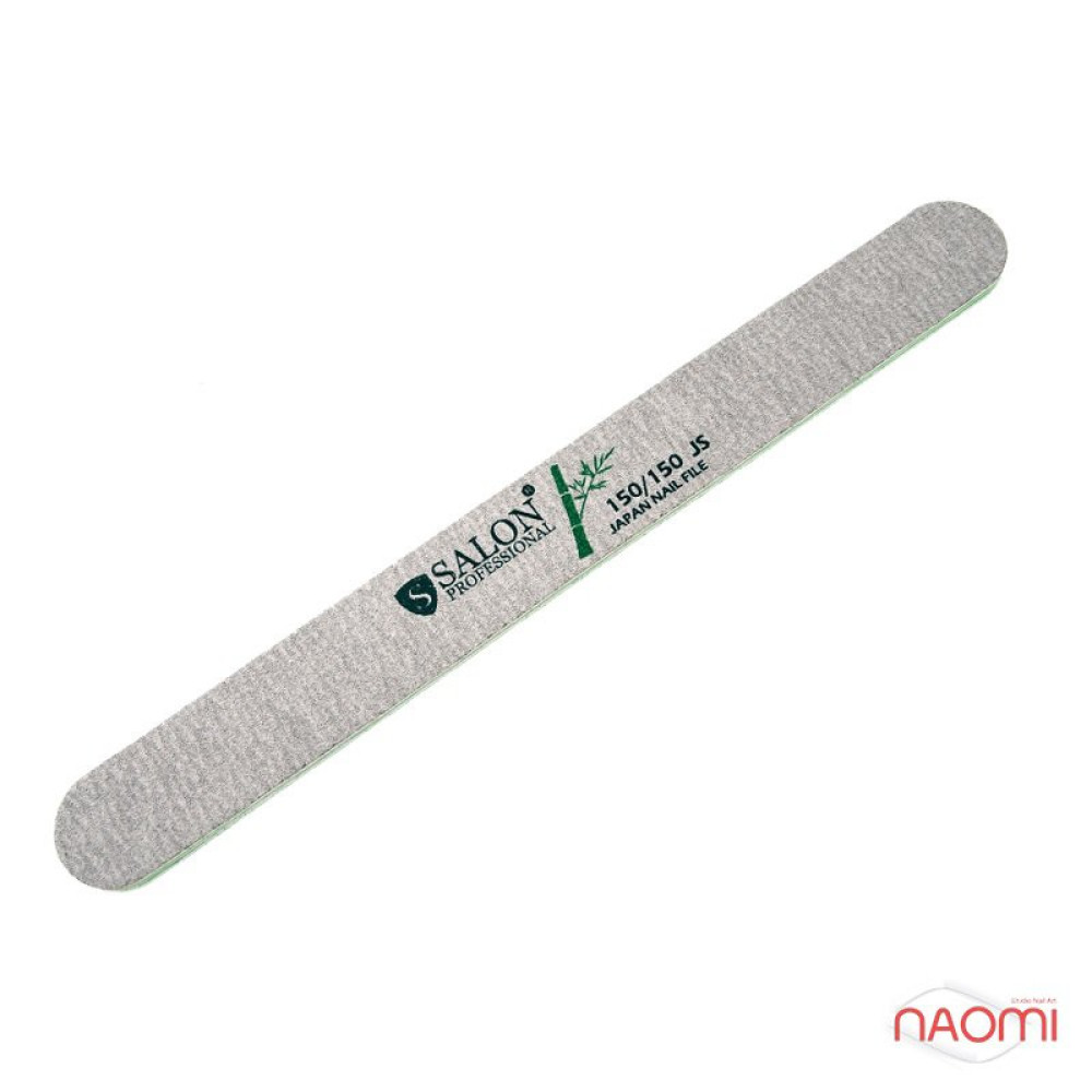 Пилка для ногтей Salon Professional 150/150 Japan Nail File, прямая узкая
