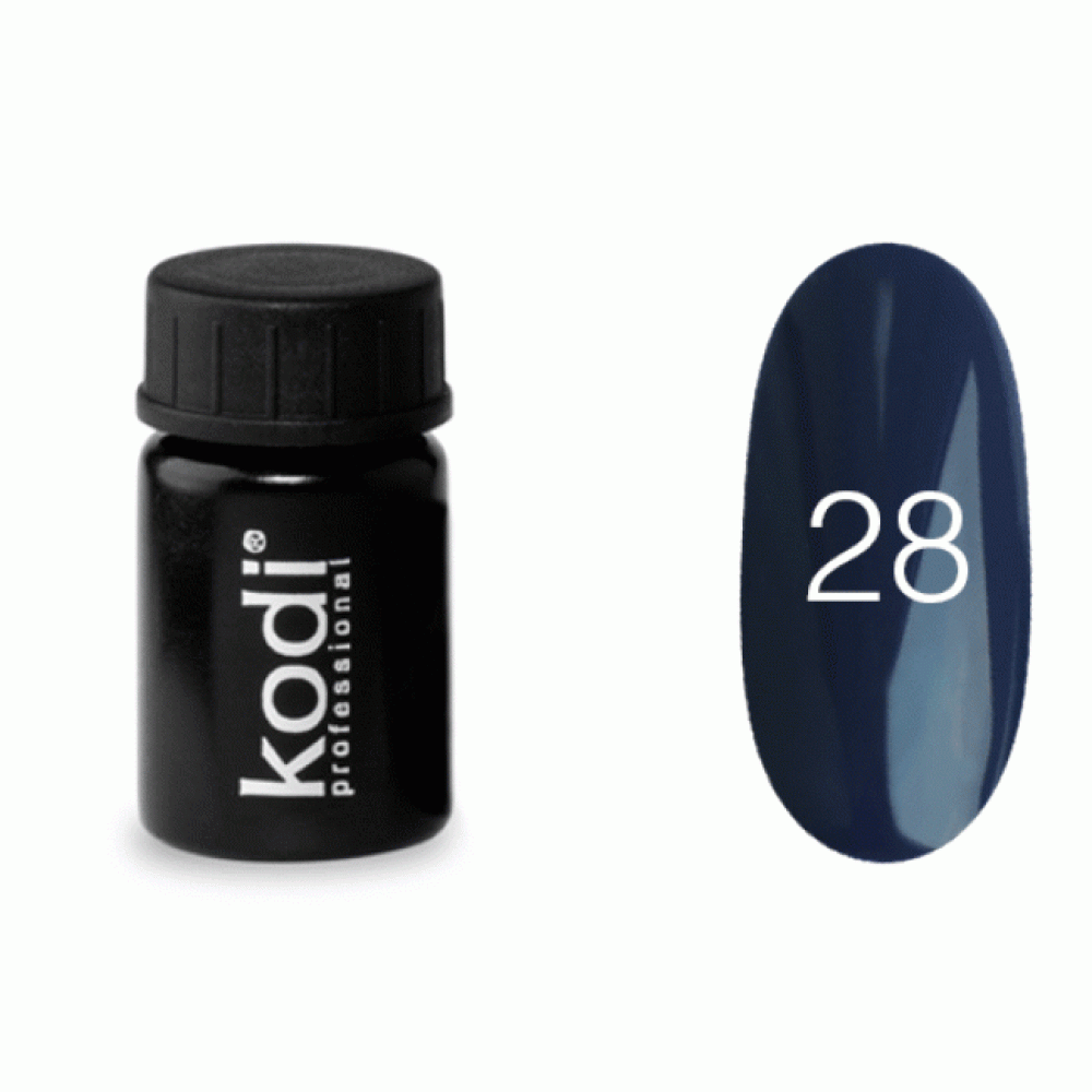 Гель-фарба Kodi Professional 28, колір фіалковий, 4 мл