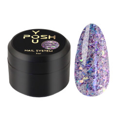 Глиттерный гель You POSH Glitter Color 04 сиреневый 5 мл