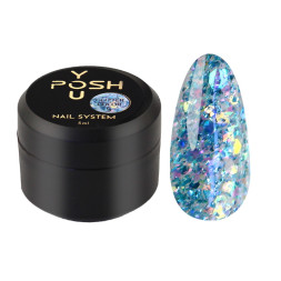 Глиттерный гель You POSH Glitter Color 05 бирюзовый 5 мл