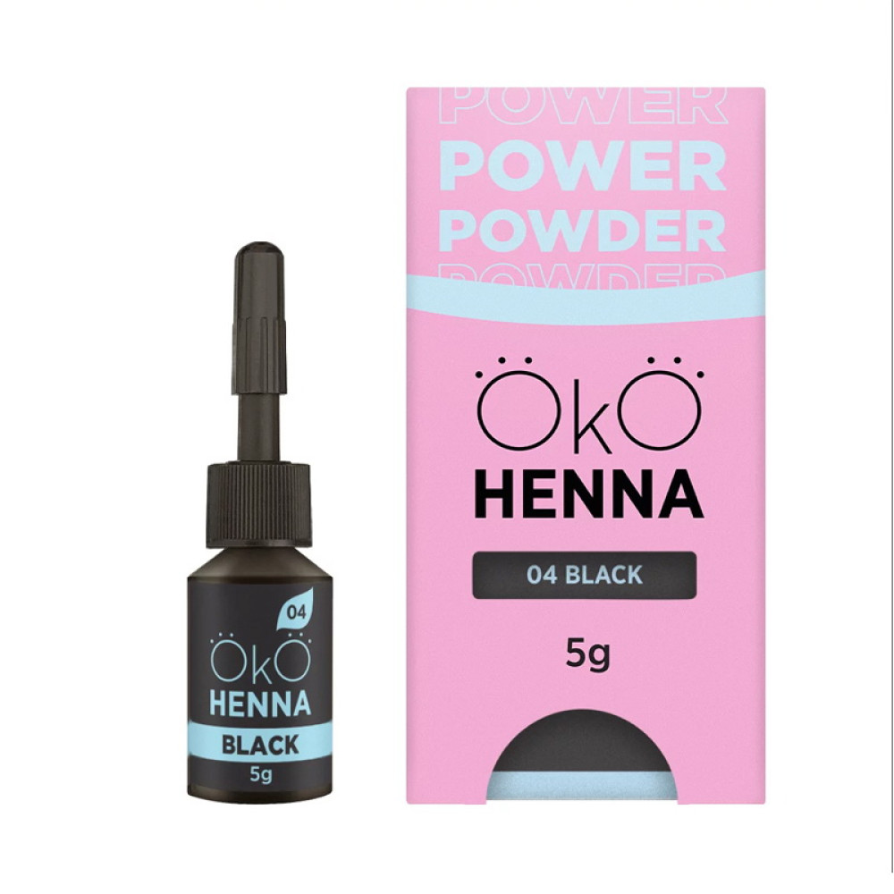 Хна для брів OKO Henna Power Powder 04 Black 5 г