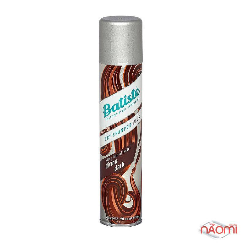 Сухой шампунь для волос - Batiste Dry Shampoo, Divine Dark a Hint of Colour, 200 мл