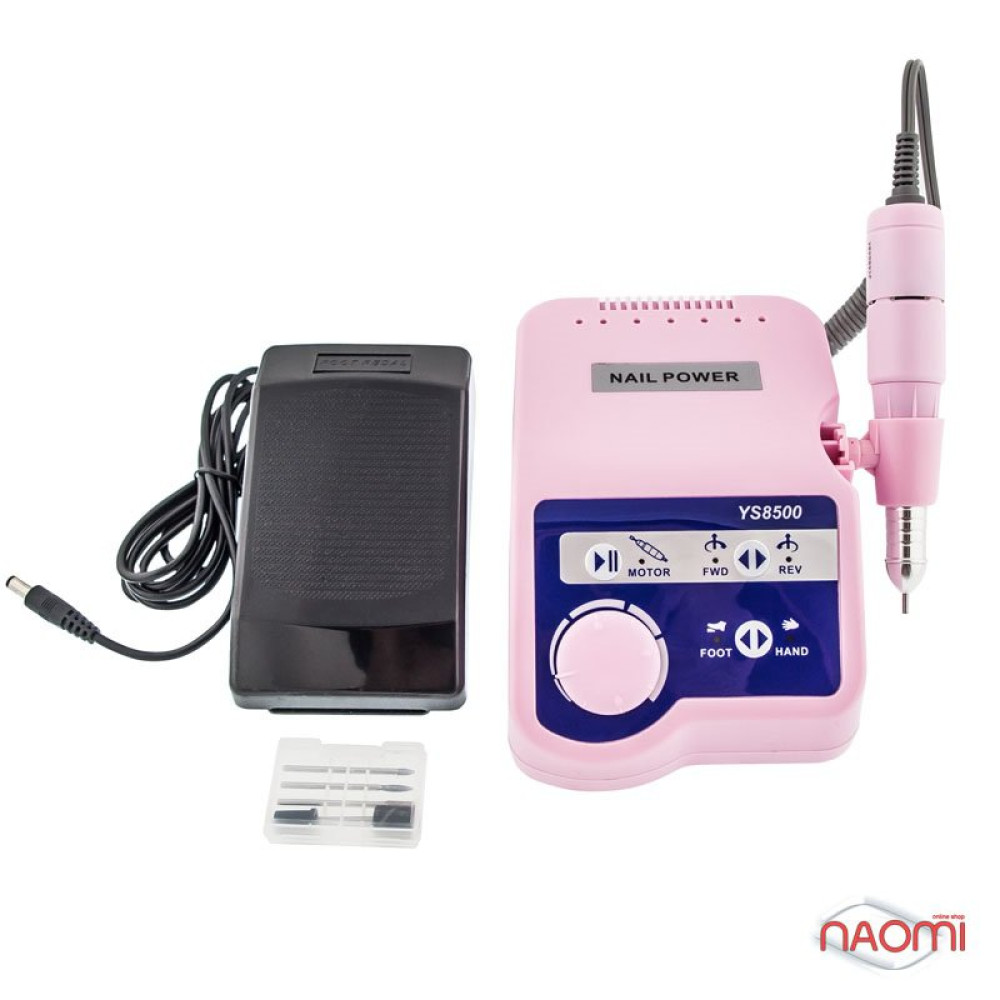 Фрезер Electric Drill DJ-8500. 35 000 оборотов/мин. цвет розовый