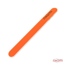 Пилка для ногтей Naomi 180/180, оранжевая CO865E