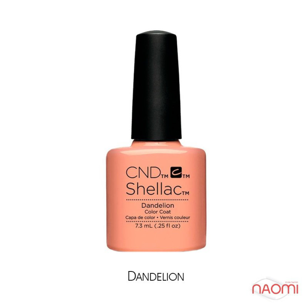 CND Shellac Dandelion ніжний персиковий. 7.3 мл