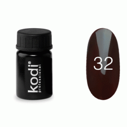 Гель-краска Kodi Professional 32. цвет коричневый. 4 мл