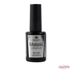 Топ для гель-лака Naomi Metallic Collection Top Coat 12 мл