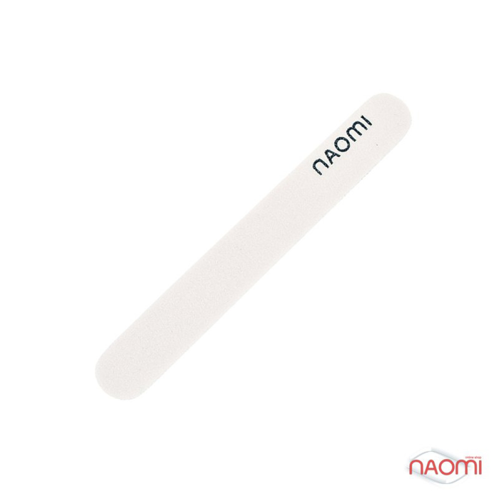 Пилка для ногтей Naomi (mini) 100/100. белая CO455M