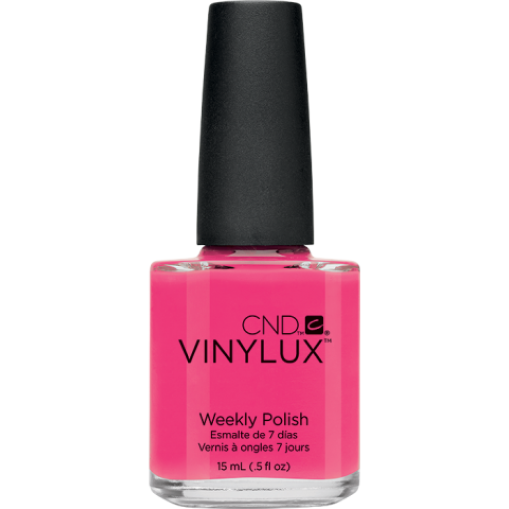 Лак CND Vinylux Weekly Polish 134 Pink Bikini яркий розово-малиновый. 15 мл