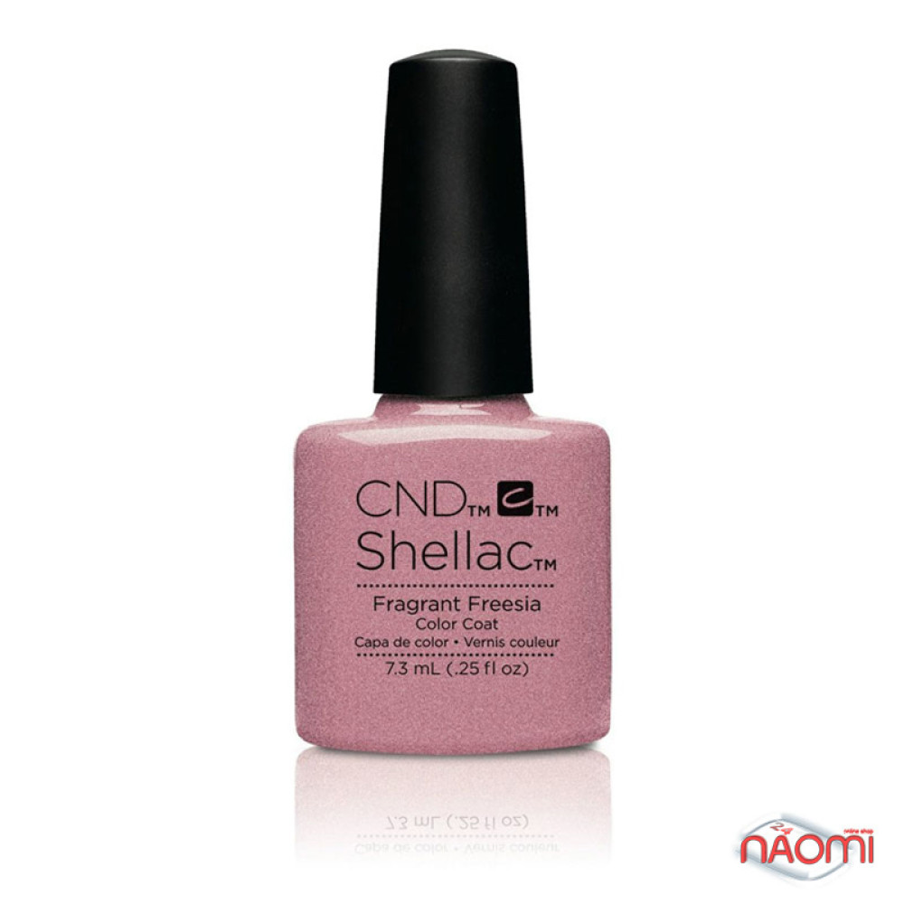 CND Shellac Fragrant Freesia ніжно-рожевий з шимерами. 7.3 мл