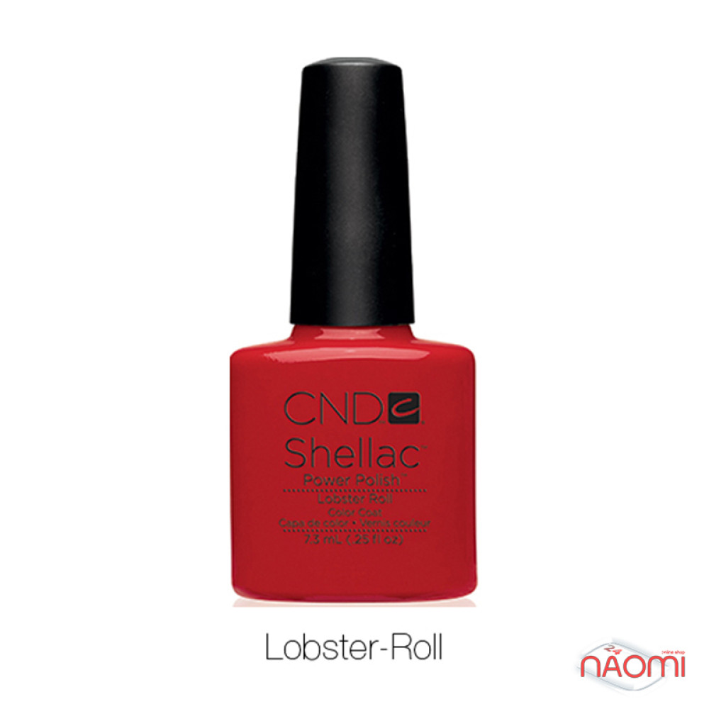 CND Shellac Lobster Roll яскравий кораловий з малиновим відливом. 7.3 мл