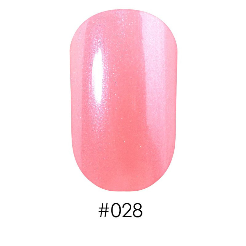 Лак Naomi 028 ніжний перламутрово-кремовий з рожевим відтінком, 12 мл