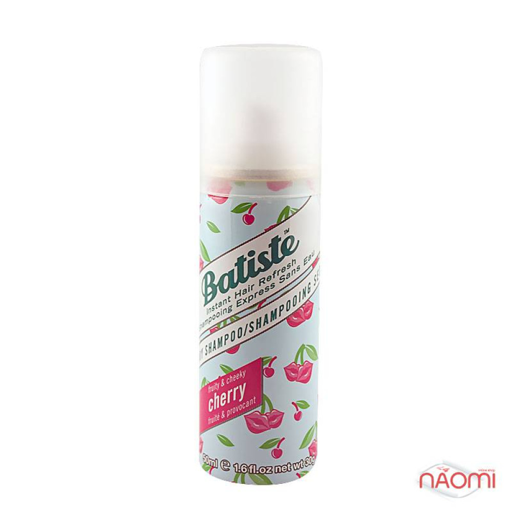 Сухой шампунь для волос - Batiste Dry Shampoo, Fruity and Cherry, 50 мл