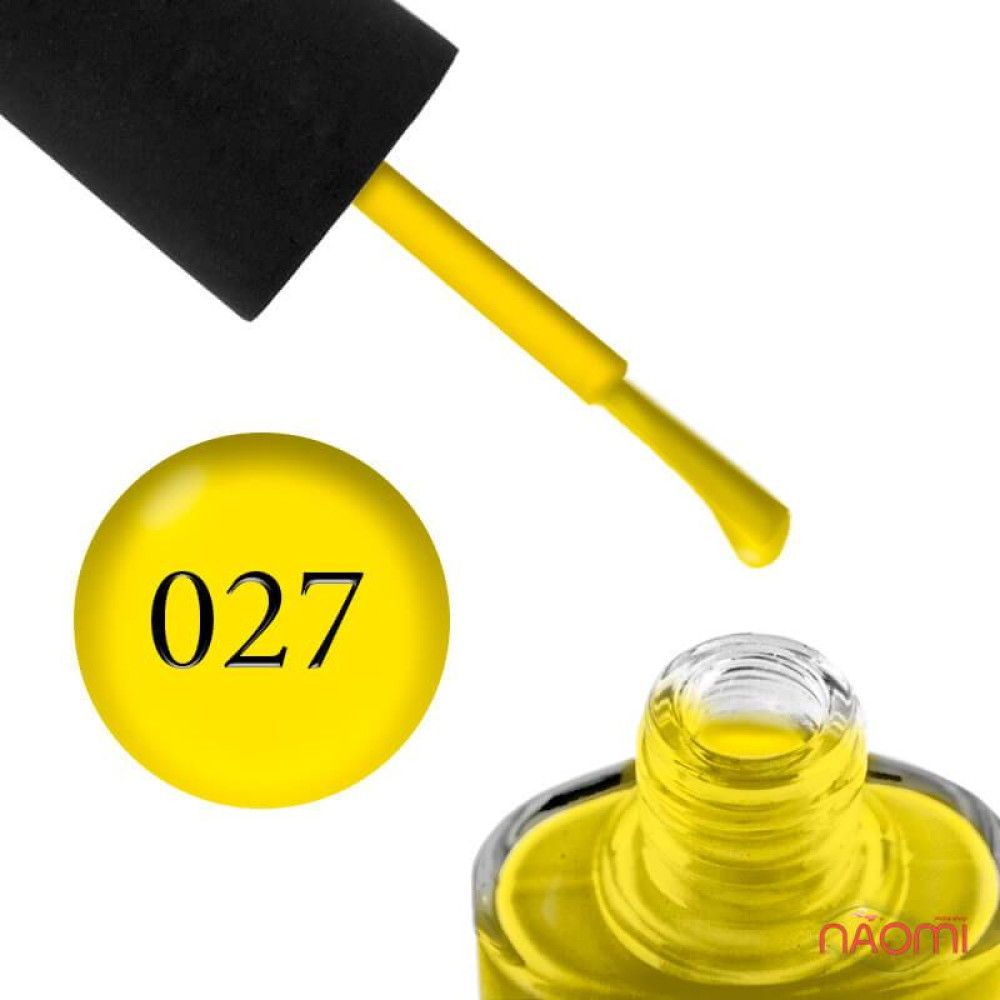 Лак NUB 027 Bee Yellow желтый, 14 мл