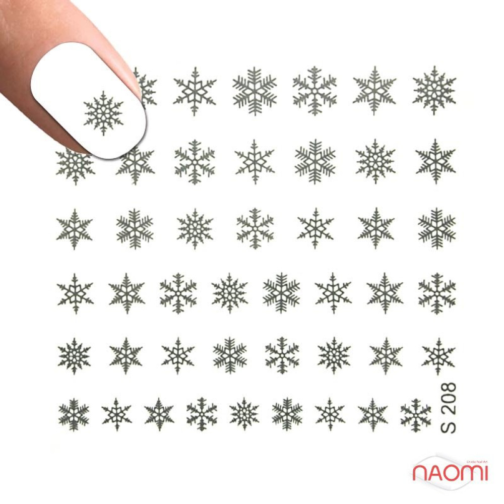 Слайдер-дизайн S 208 s Зима - Сніжинки, Новий рік