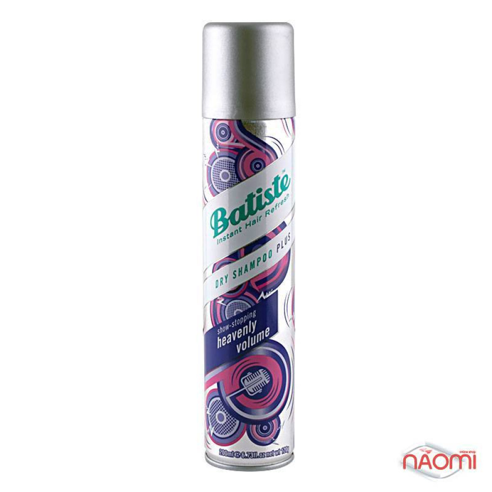 Сухой шампунь для волос - Batiste Dry Shampoo, Heavenly Volume, 200 мл