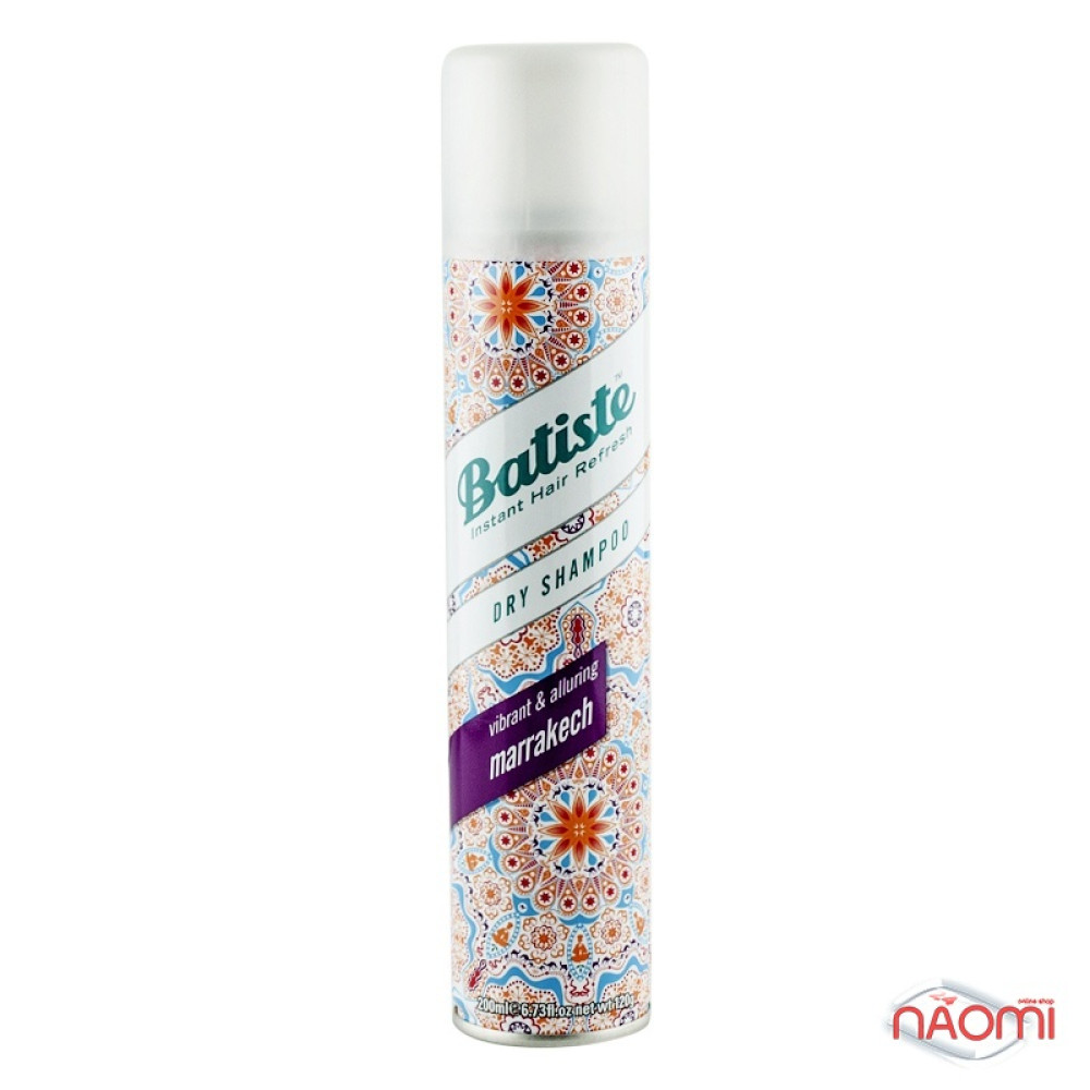 Сухой шампунь для волос - Batiste Dry Shampoo, Vibrant & Alluring Marrakech, 200 мл