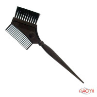 Кисть для окрашивания волос Salon Professional (комбинированая) с расческой, большая