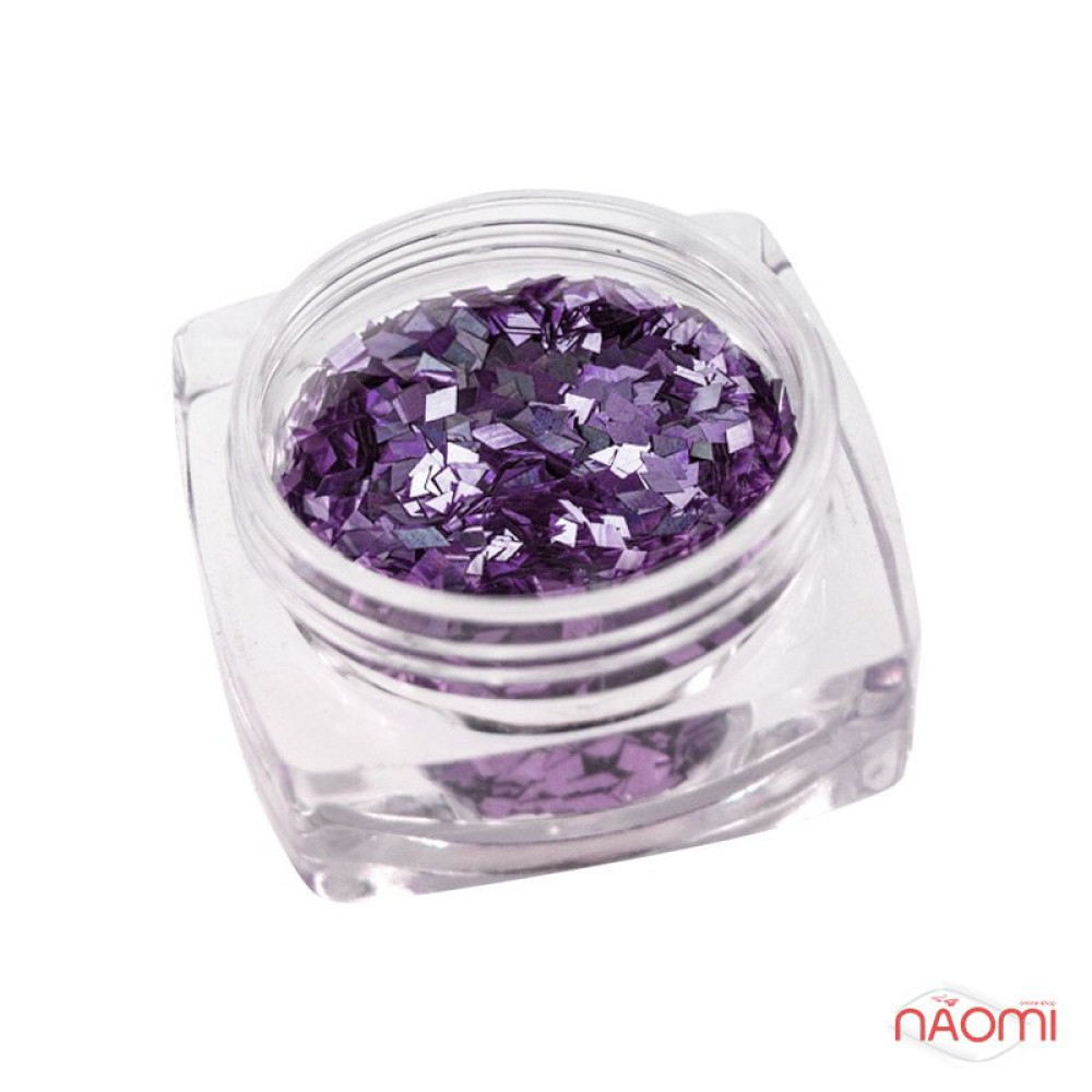 Декор для ногтей Salon Professional Ромбики, цвет лаванда Lavender Alpha