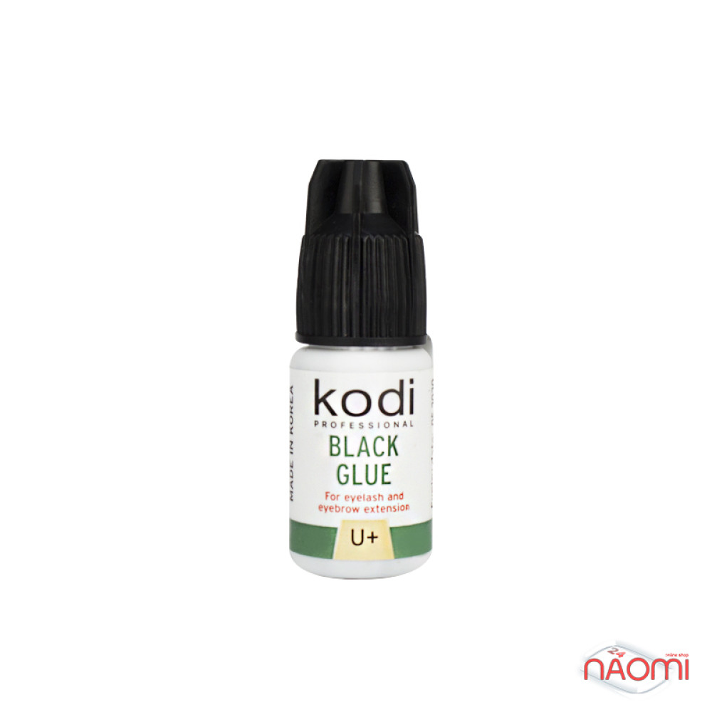 Клей для наращивания ресниц Kodi Professional U+, чёрный 3 г