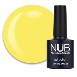 Гель-лак NUB 008 Sun Sun Sun лимонный. 8 мл