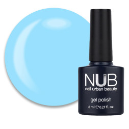 Гель-лак NUB 012 Dollhouse голубой. 8 мл